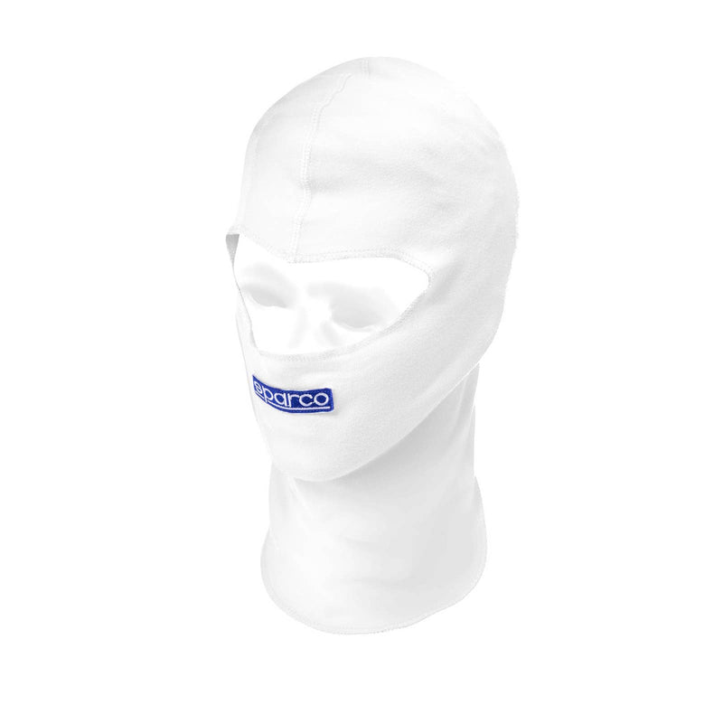 Sparco Cotton Balaclava – White, One size