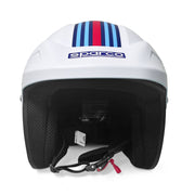 Sparco J-Pro ECE 22.06 Martini Racing Helmet – White, S