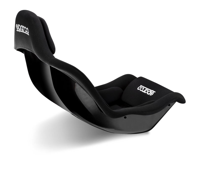 Sparco GP black fabric seat detail