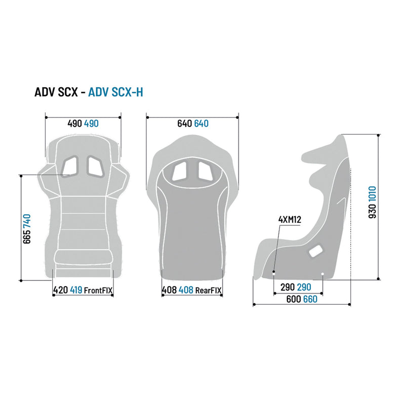 Sparco ADV SCX Carbon Racing Seat — view 3