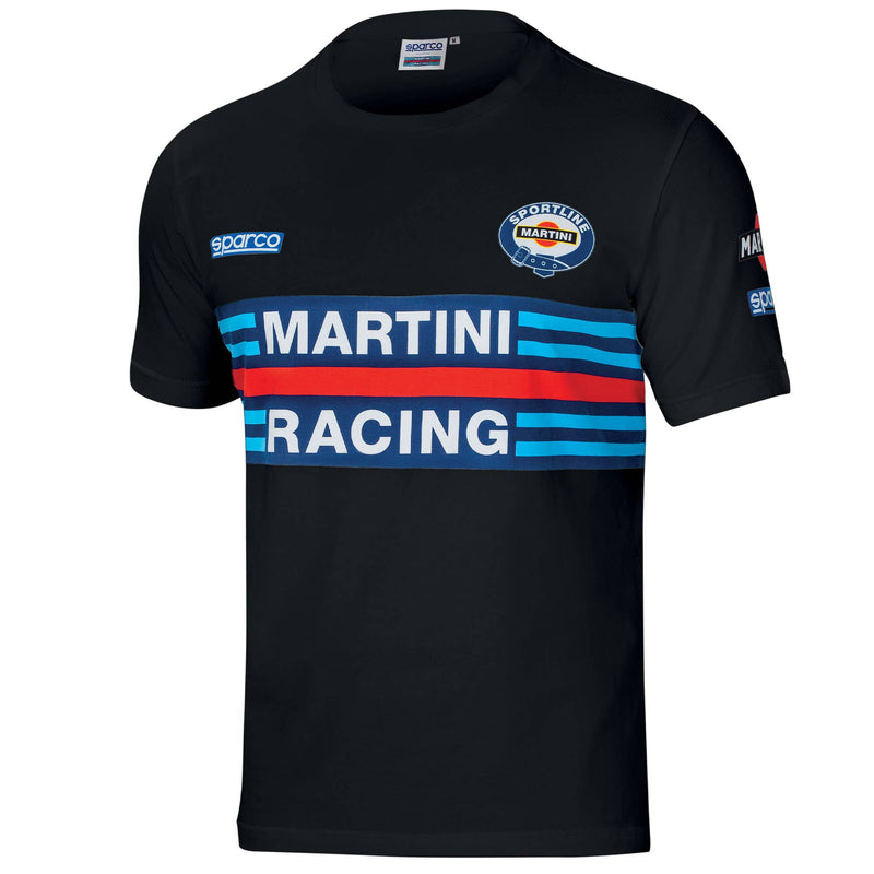 Sparco Martini Racing Replica T-Shirt — Black — view 1