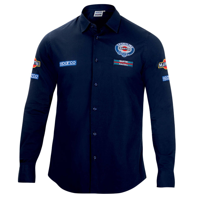 Sparco Martini Racing Shirt — Navy blue — view 1