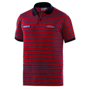 Sparco Martini Racing Sportline Stripes Polo — Red — view 1