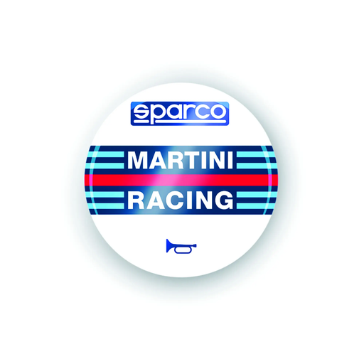 Sparco Martini Racing Horn Button Emblem