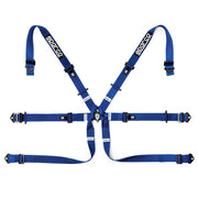 Sparco Formula H-7 6-Point Racing Harness – Sky blue