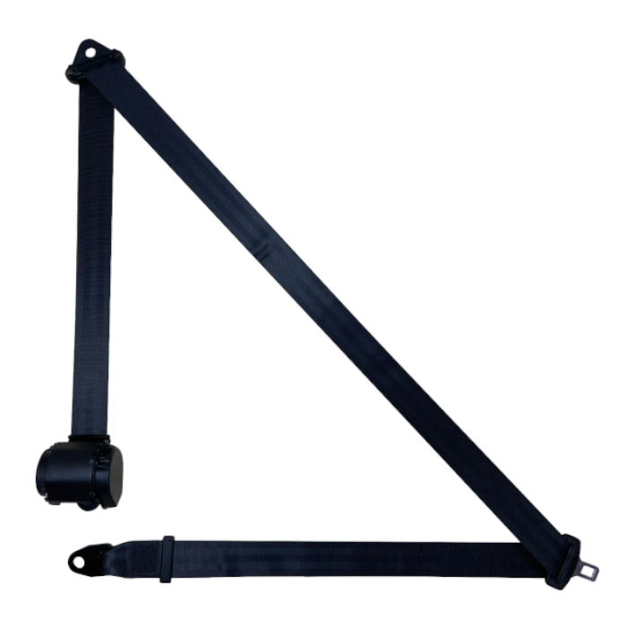 LTEC Retractable 3-Point Lap & Diagonal Seat Belt