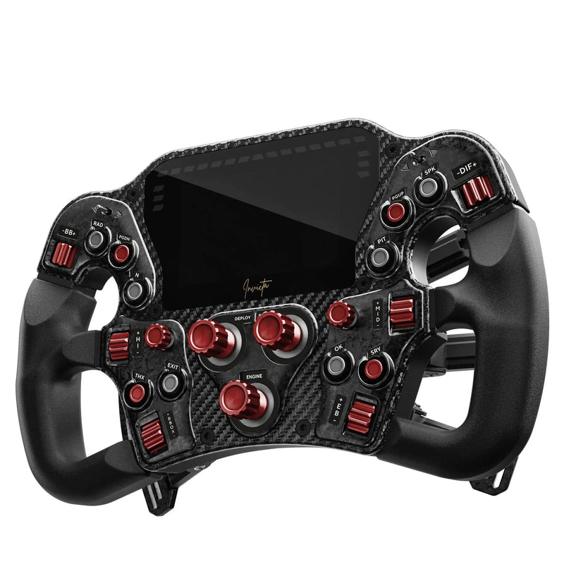 Asetek SimSports Invicta Formula Wheel – Red on Black Edition - Asetek SimSports - Sim Race Webshop product image 2