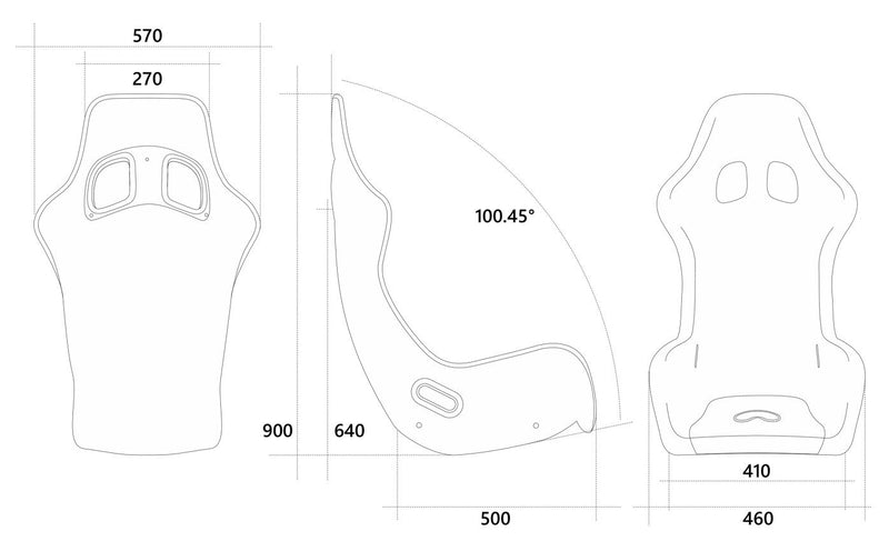 Atech Target FIA Racing Seat