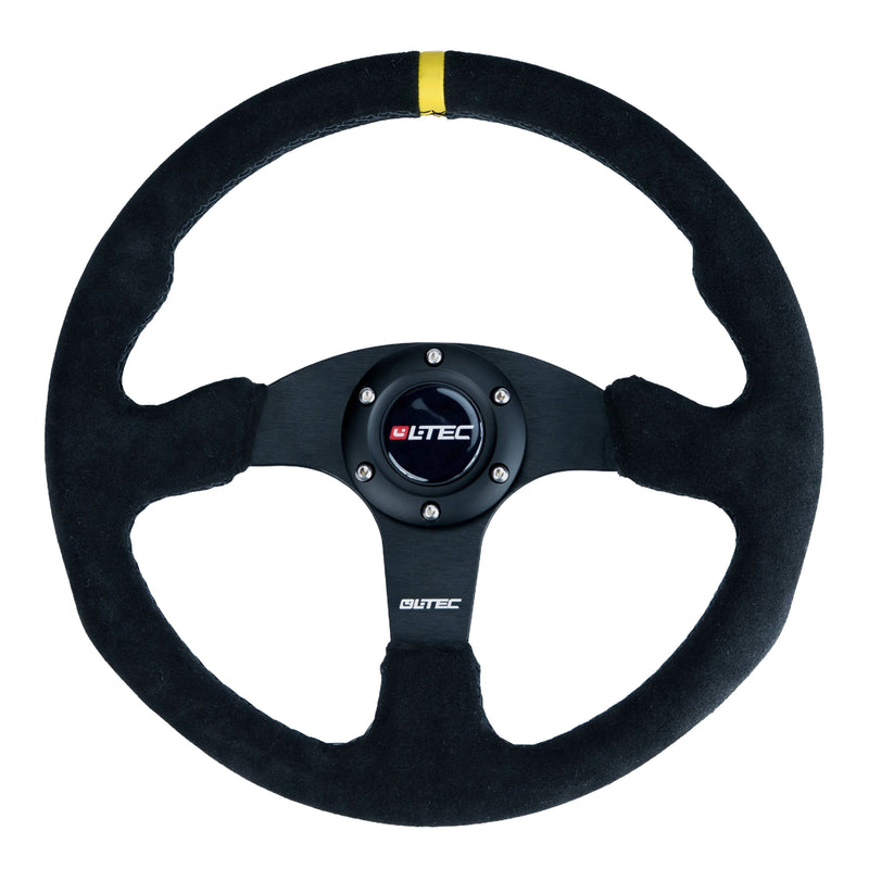 BAS ECO 350 mm Suede Steering Wheel – Flat – BAS0114