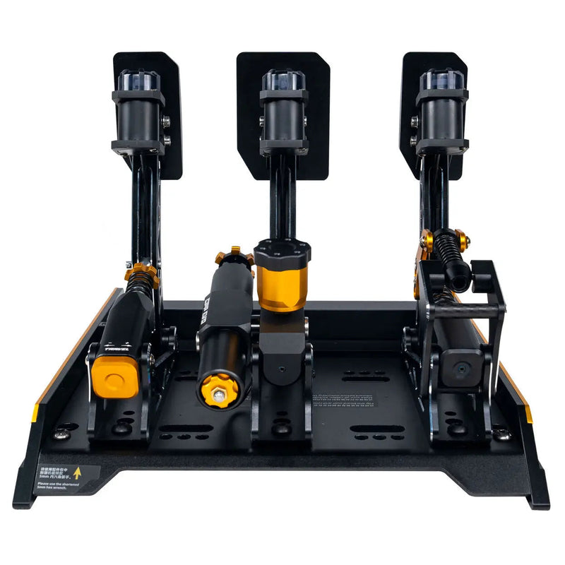 CONSPIT CPP EVO 3 V2 Hydraulic Pedal Set (3-Pedal) – Black - Conspit - Sim Race Webshop product image 4