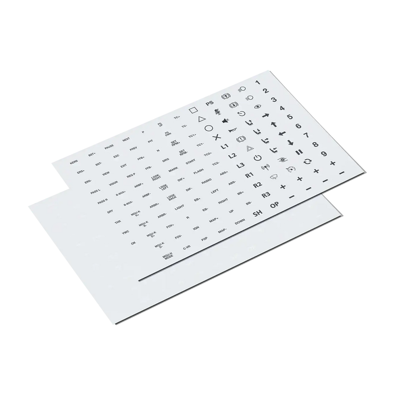 Fanatec Button Caps and Sticker Set - Fanatec / Corsair - Sim Race Webshop product image 5