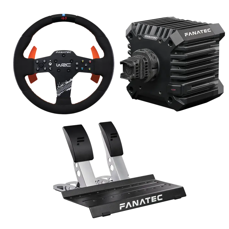 Fanatec CSL Elite WRC Steering Wheel + CSL DD QR2 Wheel Base (5 Nm) + CSL Pedals - Xbox / PC -  Bundle - Fanatec / Corsair - Sim Race Webshop product image 1