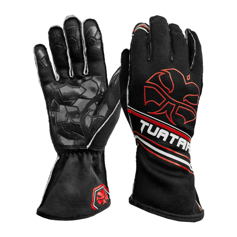 Nomex Racing Gloves - BLK/RD