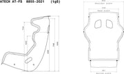 Atech AT-FS Racing Seat – FIA 8855-2021
