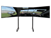 Next Level Racing® Round Tube Freestanding Triple Monitor Stand (Up to 3 x 43”) - Next Level Racing - Sim Race Webshop product image 3