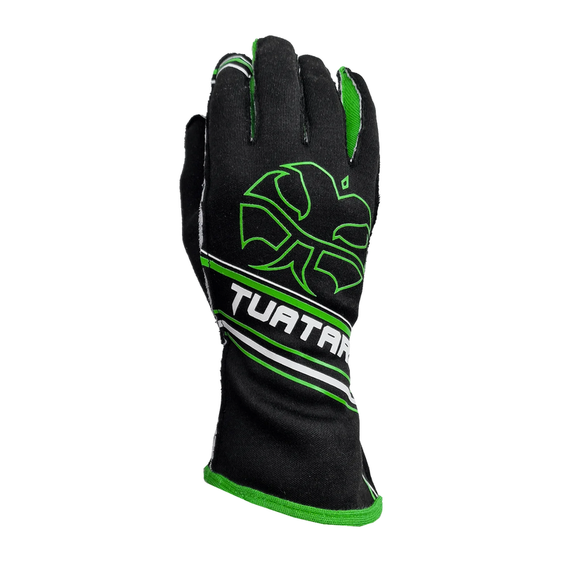 Nomex Racing Gloves - BLK/GRN