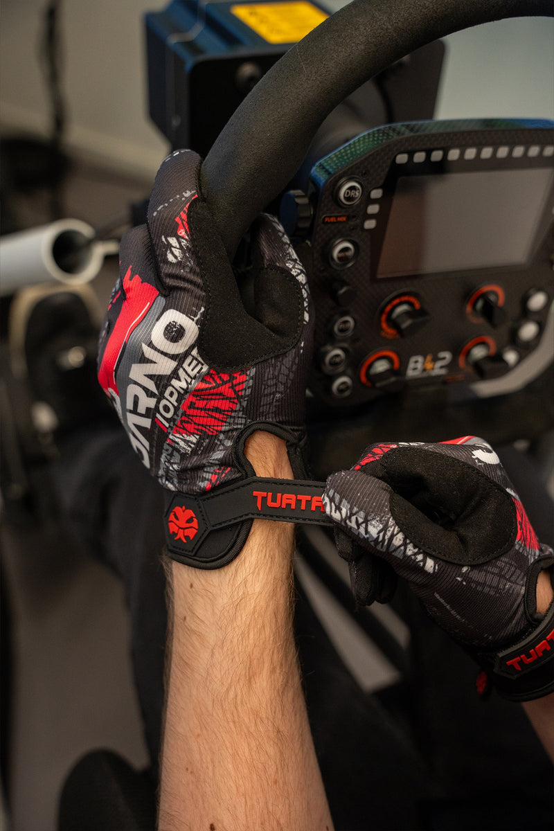 Sim Racing Gloves - TRACKS - Black