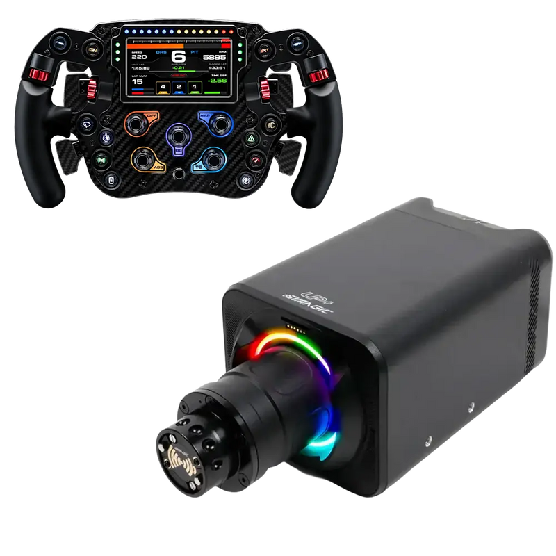 Simagic Alpha EVO Pro (18Nm) + Simagic FX Pro Steering Wheel V2 Bundle - Simagic - Sim Race Webshop product image 1