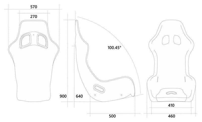 Atech RSR FIA Racing Seat