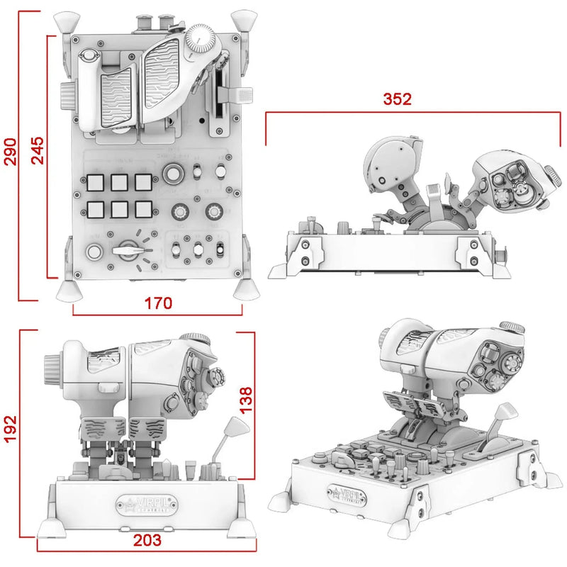 Virpil Controls VMAX Prime Throttle - Sim Race Webshop B.V.