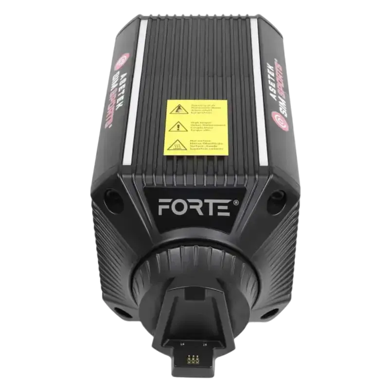 Asetek SimSports® Forte™ 18Nm, Forte Formula Steering Wheel & Forte Pedals S-Series Bundle - Asetek SimSports - Sim Race Webshop product image 6