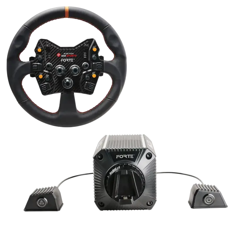 Asetek SimSports Forte (18nm) Direct Drive Wheel Base + Forte GT Wheel Bundle - Asetek SimSports - Sim Race Webshop product image 6