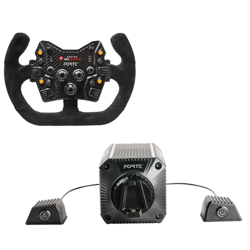 Asetek SimSports Forte (18nm) Direct Drive Wheel Base + Forte GT Wheel Bundle - Asetek SimSports - Sim Race Webshop product image 5