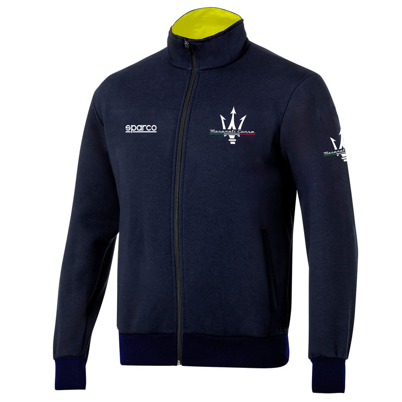 Sparco Full Zip Maserati Sweater - Navy
