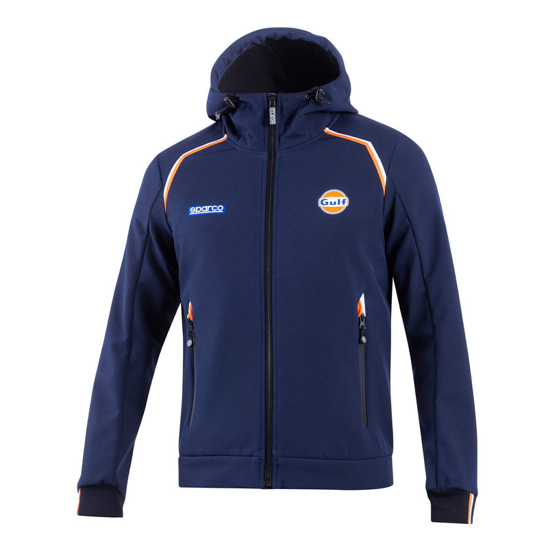 Sparco Gulf SL Hooded Softshell — Navy blue — view 1