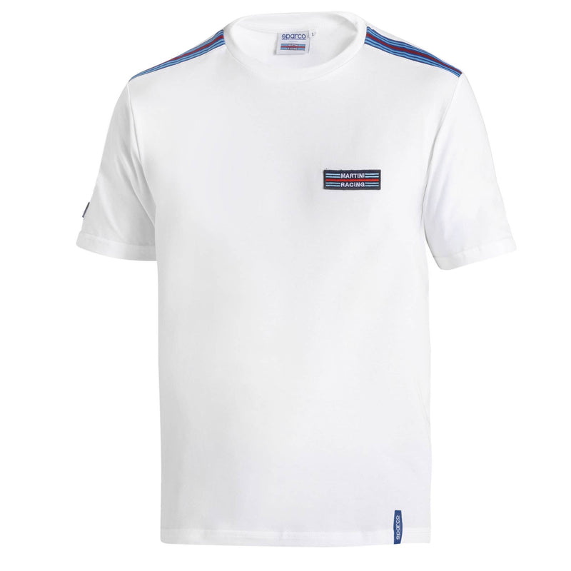 Sparco Martini Racing Top Stripes T-Shirt — White — view 1