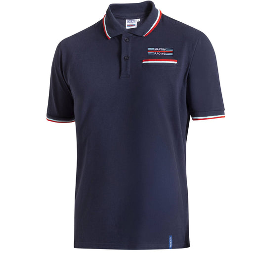 Sparco Martini Racing Pocket Polo — Navy blue — view 1
