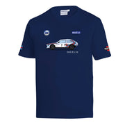 Sparco Lancia Martini S4 T-Shirt — Navy blue — front
