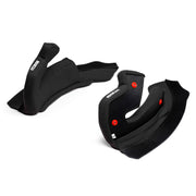 Sparco Stealth RF Helmet Cheek Padding — black view 3