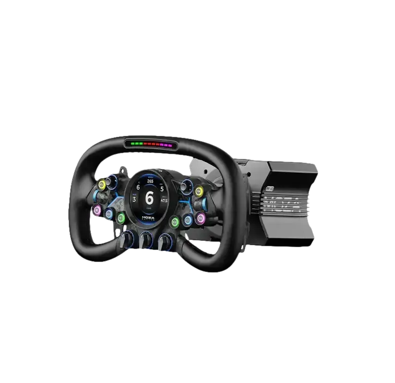 MOZA R9 Direct Drive Wheel Base - V3 + Vision GS Steering Wheel Bundle - Sim Race Webshop B.V.