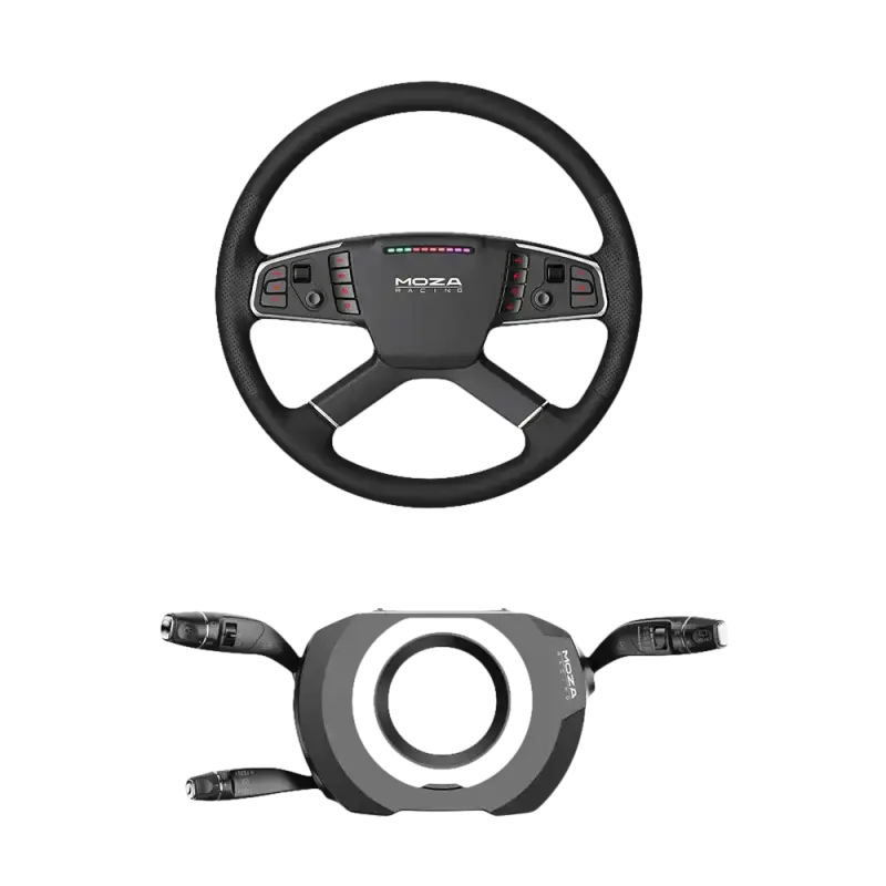 MOZA TSW Truck Wheel + Multi-function Stalks Bundle - MOZA Racing - Sim Race Webshop product image 1