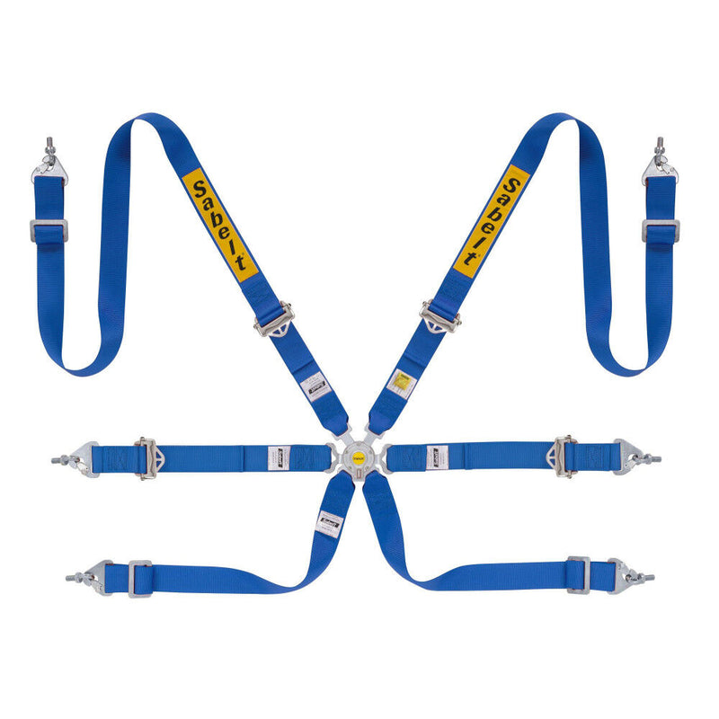 Sabelt Silver Rally 2-Inch 6-Point FHR Harness