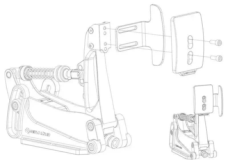 Sim-Lab XP1 Foot Support - Sim-Lab - Sim Race Webshop product image 3