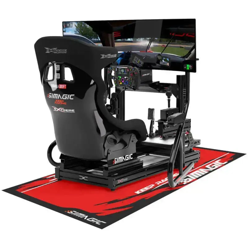 Simagic Floor Mat – Black / Red - Simagic - Sim Race Webshop product image 3
