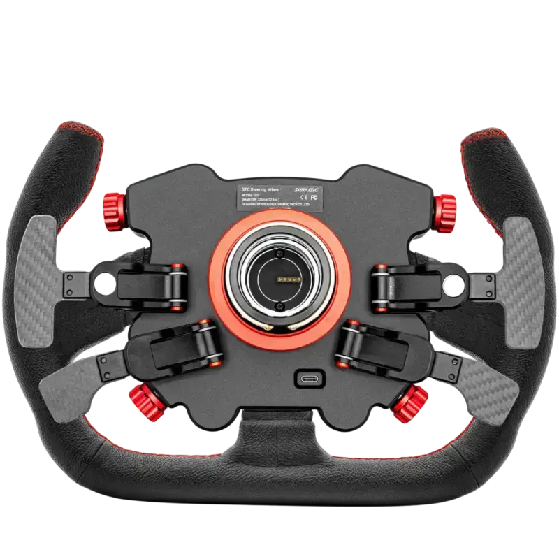 Simagic GTC-C Steering Wheel - Leather - Simagic - Sim Race Webshop product image 2