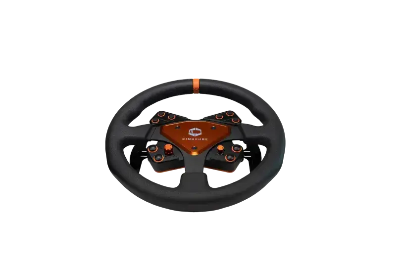 Simucube Tahko Round-23 Wheel Orange and Black Edition - Simucube - Sim Race Webshop product image 5