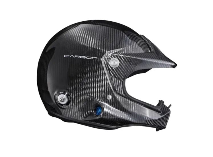 Stilo WRX RAID Carbon (with peak) - Snell SA2025 Helmet – Stilo - WRX RAID Carbon (with peak) - SNELL SA2025