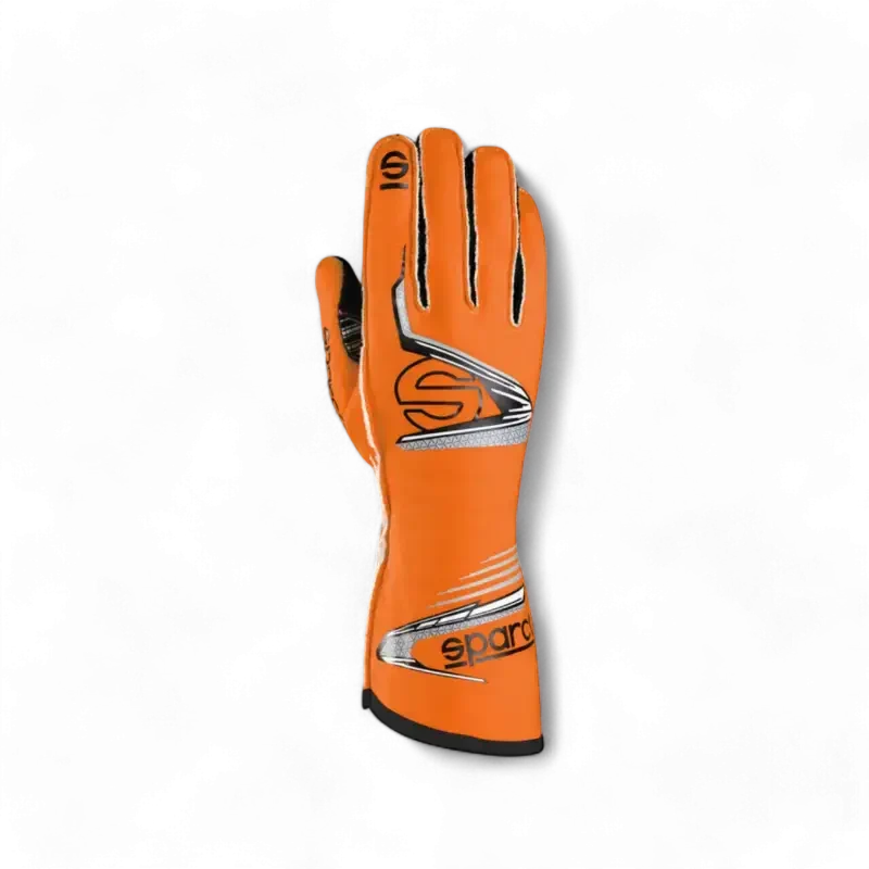 SPARCO ARROW GLOVES - Orange / Black / 7 - Karting Gloves