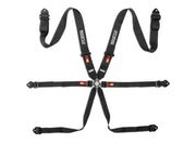 Sparco Competition H-3 Steel 6-Point Racing Harness 2026 – Black – photo 2