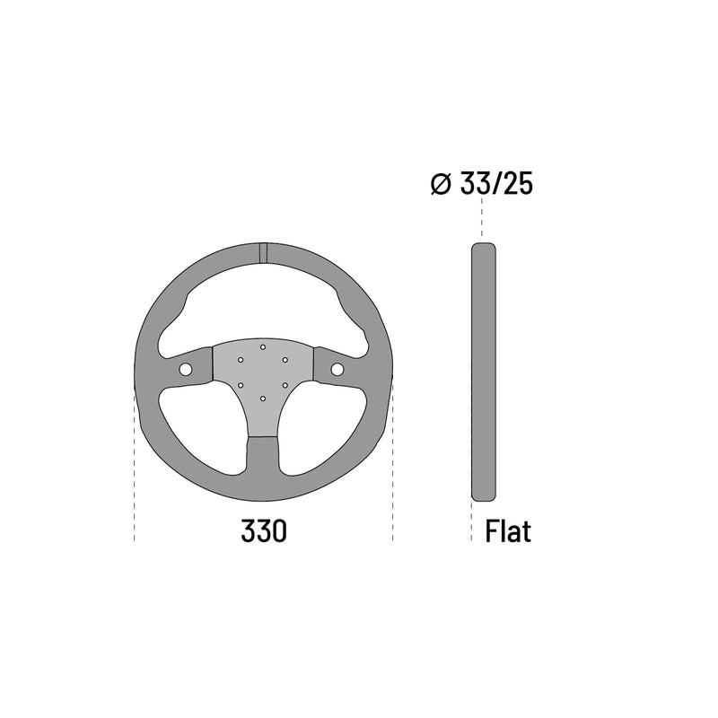 Sparco R330 / R330B Steering Wheel — 