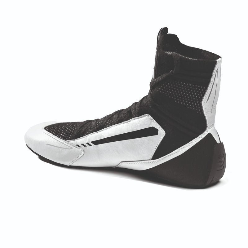 Sparco X-Light Plus FIA Racing Shoes — White/Black
