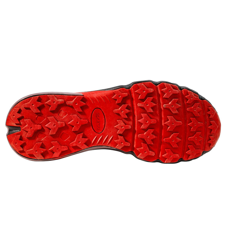 Sparco S-Park Leon Occupational Shoes O1 ESD Unisex Black — Navy blue/Red