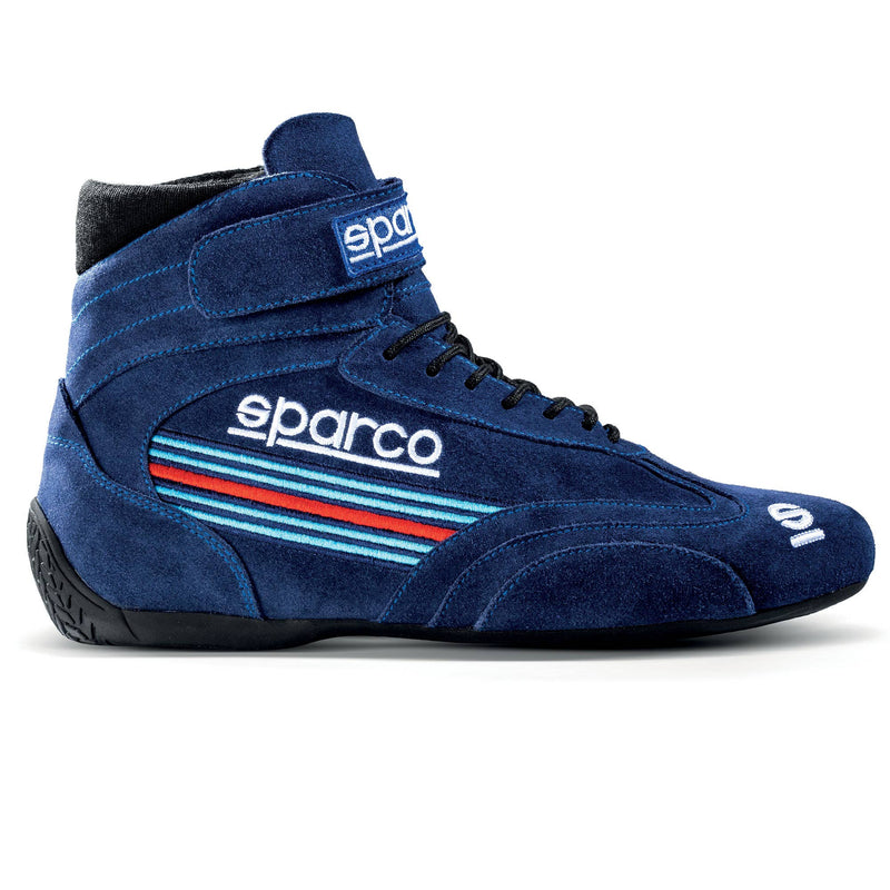Sparco Top Martini Sneakers - White/Navy — Navy blue