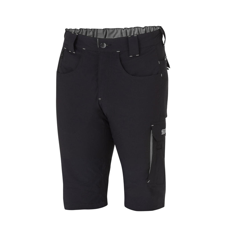 Sparco Tech Light Laredo Work Shorts — Black/Dark Gray