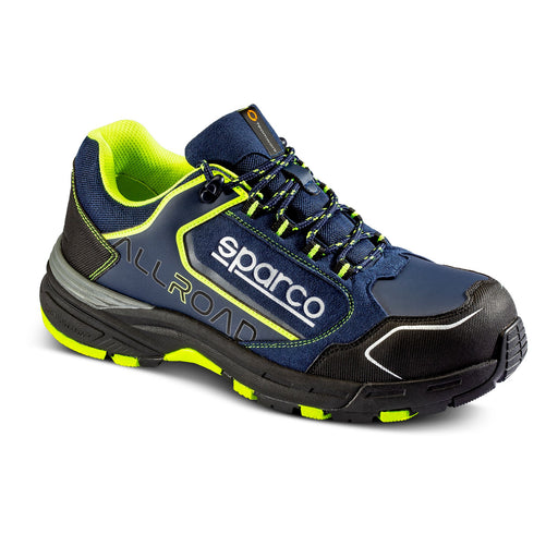 Sparco Allroad Sochi Safety Shoes S3 ESD Unisex Navy/Fluorescent Yellow — Marine Blue/Fluorescent Yellow