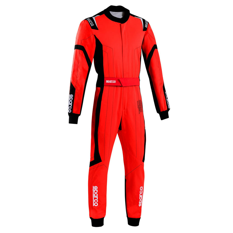 Sparco Thunder Advanced Karting Suit — Red/Black